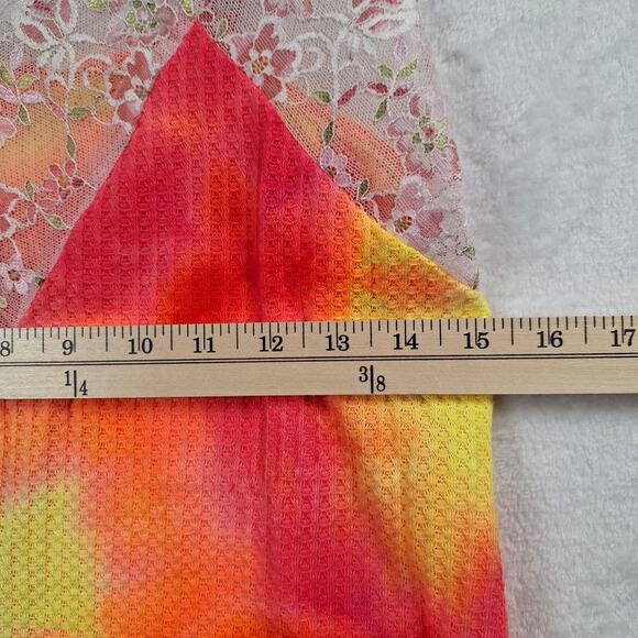 Blumin Apparel Womens XL Lace Trim Spaghetti Strap Colorful - Picture 7 of 9